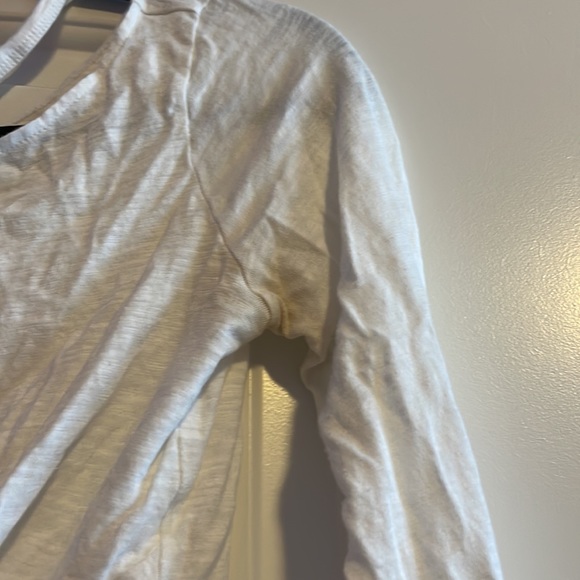 Express White Long-sleeves Crop Top - Picture 4 of 7